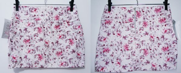 Saia Floral 40 com ziper- NOVA